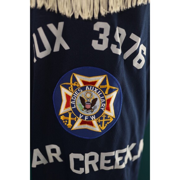 Vtg Veterans Foreign Wars VFW Ladies Auxiliary Embroidered Patch Missouri Vest - Picture 8 of 13